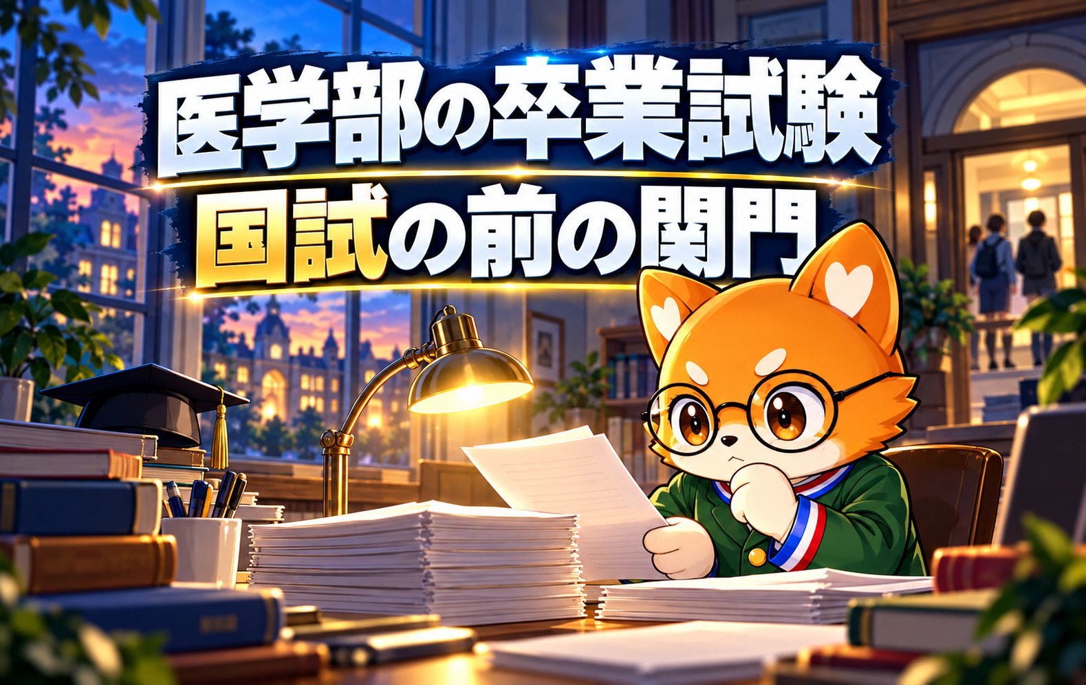 医学部の卒業試験|国試合格率が9割を超える理由の記事のアイキャッチ画像